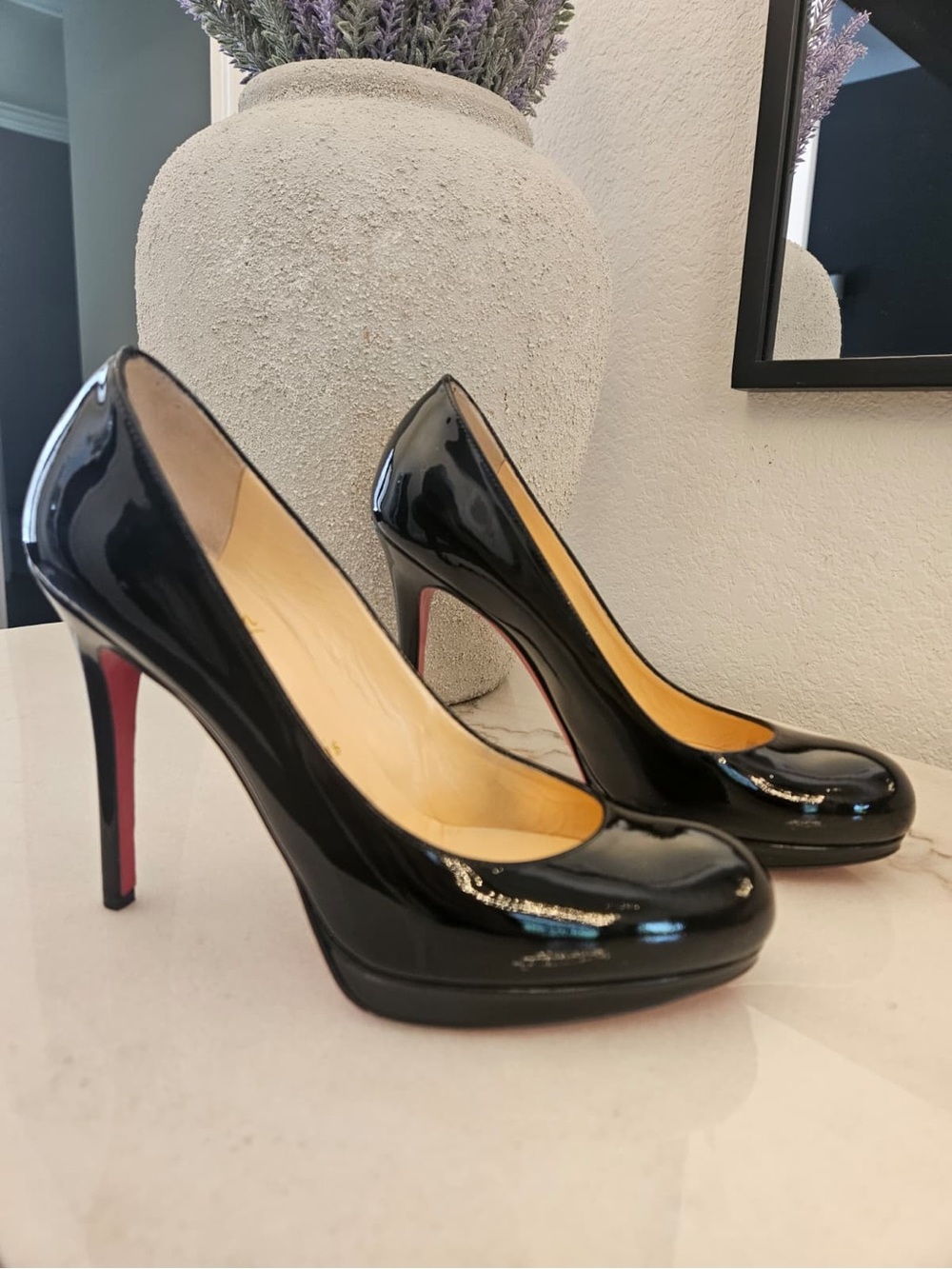 Christian Louboutin  platform pump heels